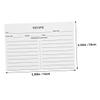 COHEALI 50pcs Writable Blank Recipe Cards Double Sided Paper Recipe Sheets for Bridal Showers Weddings and Daily Use Elegant Sturdy Food Note Cards for Home and Gifting view 2