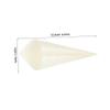 Zerodeko 100pcs Disposable Wooden Dessert Cones Waffle Style Cones for Ice Cream Snacks and Treats Versatile Serving Bowls for Parties and Events view 2