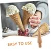 Alipis 15pcs Ice Cream Cone Molds Versatile Maker for Homemade Desserts for Birthdays and Family Gatherings Tool for Waffle Cones view 3