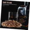 HOLIDYOYO 1pack Cocktail Brewing Oak Wood Chips for Wine and Whiskey Aging French Oak Chips for Enhanced Flavor and Homemade Brews view 2