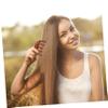 PACKOVE 2pcs Scalp Massage Wooden Comb Set Handheld Wide Tooth Comb for Scalp Relaxation for Home Travel Use Family Friends view 2