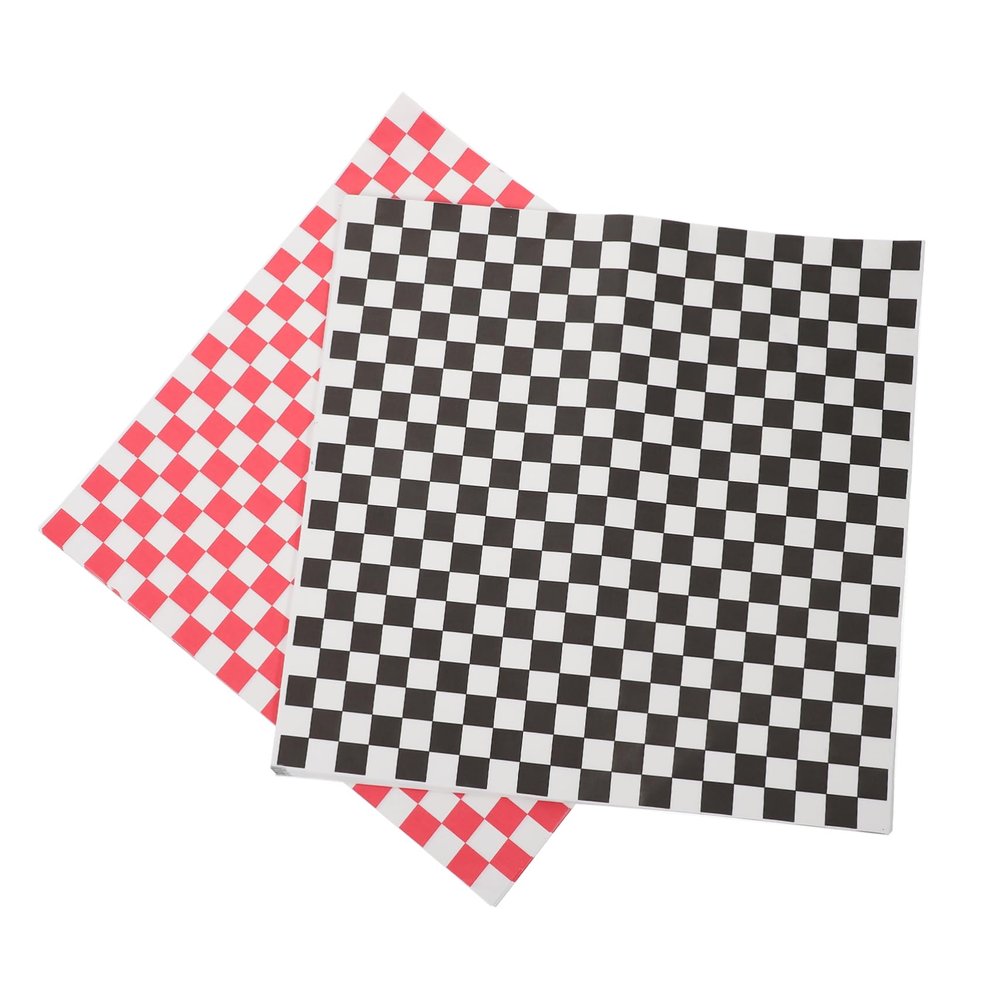 HOMOBABE 100pcs Burger Wrapping Paper Sandwich Paper Wraps Grease Resistant for Snack Shop