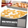 HOMOBABE 100pcs Burger Wrapping Paper Sandwich Paper Wraps Grease Resistant for Snack Shop view 3