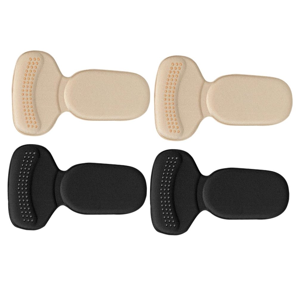 PACKOVE 2pairs Wear-Resistant Heel Grips Comfortable Shoe Pads for High Heels -Skid Cushion Inserts for Women Breathable and Footwear