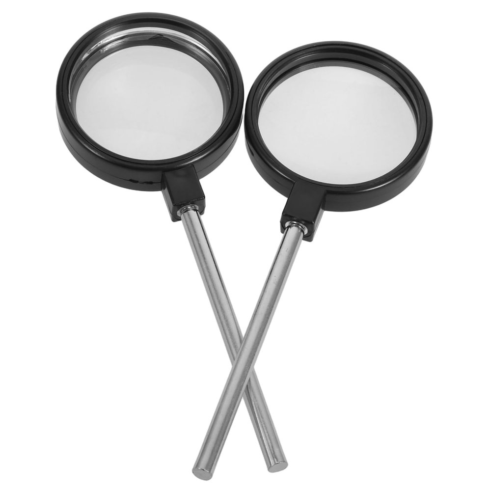 ERINGOGO 2pcs Precision Magnifiers for Seniors Handheld Magnifying Glass High Magnification for Reading Crafts