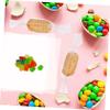 PartyKindom 300pcs Cellophane Sheets for Diy Wrapping for Candy and Crafts for Flower Bouquets and Holiday Decor view 3