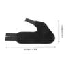 WRITWAA 1pair Big Toe Splints Separator Straps Compression Brace for Bunion Relief Fits Comfortable Support for Men Women Black view 2