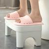 WEKAMOS 1pc Folding Toilet Step Stool Non- Bathroom Footstool for Boys and Girls and Adults Portable Design for Easy Use view 4