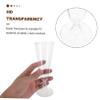 CATIEBYE 12pcs Transparent Plastic Party Goblet Cocktail Cups Disposable Drinking Glasses for Celebrations Weddings and Gatherings Eco-friendly High-grade Material view 3