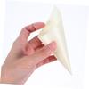 GANAZONO 100pcs Disposable Wooden Food Cones Versatile Ice Cream Holders Tasting Cups and Snack Containers for Parties and Catering Made from Safe Wood view 4