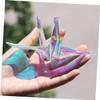 BEBEMOKO 1roll Rainbow Cellophane Wrapping Paper Iridescent Bouquet Wrap Premium Cellophane Material for Christmas Weddings Birthdays Crafts Versatile Packaging Supplies view 4