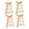 jojofuny 4pcs Decorative Bird Cage Candy Boxes Elegant Wedding Favor Boxes for Parties Material for Banquets Bridal Showers and Special Occasions view 1