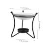 Cabilock Modern Ceramic Incense Diffuser Stand Handheld Scented Wax Warmer for Burner for Home Yoga and Meditation Spaces view 2
