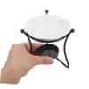 Cabilock Modern Ceramic Incense Diffuser Stand Handheld Scented Wax Warmer for Burner for Home Yoga and Meditation Spaces view 3