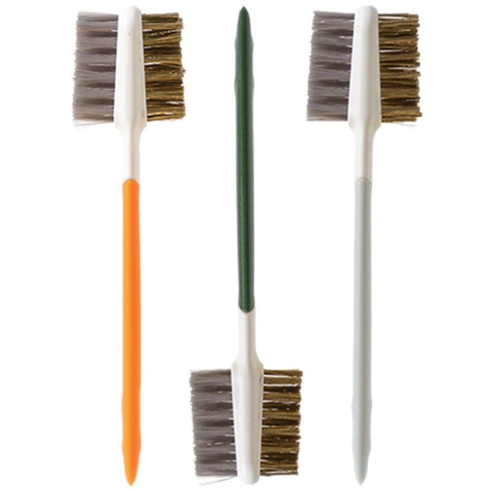 SOLUSTRE 3pcs Double-Ended Gas Stove Cleaner Brush Wire Brush for Gas Stove Kitchen Cooktop Cleaner