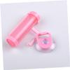 PartyKindom Toothpaste Squeezer Dispenser Creative Pink Tube Roller Facial Squeezer for Organization view 4