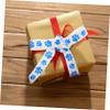 Didiseaon 1roll Paw Print Packing Ribbon Soft Polyester Wired Edge Ribbon for Wrapping Crafts and Decorations Pet Paw Design Yards view 4