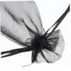 PACKOVE 50pcs Sheer Organza Mesh Bags Jewelry Pouches Wedding Hand Fan Sleeves Party Favor Bags Packaging view 3