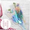 DEARMAMY 10sheets Flower Wrapping Paper Cellophane Wrap for Bouquets Crafts and Presentations view 3