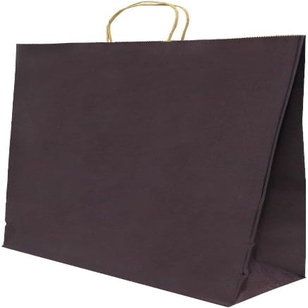 100-Pack Kraft Paper Gift Bags with Twisted Handles Durable, Recyclable Shopping Bags for Retail, Parties, Weddings, Birthdays & Small Business Packaging - Red, Green, Blue, Purple. (Purple, 19.7 x 17.7 x 4.7")