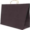 100-Pack Kraft Paper Gift Bags with Twisted Handles Durable, Recyclable Shopping Bags for Retail, Parties, Weddings, Birthdays & Small Business Packaging - Red, Green, Blue, Purple. (Purple, 19.7 x 17.7 x 4.7") view 1