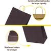 100-Pack Kraft Paper Gift Bags with Twisted Handles Durable, Recyclable Shopping Bags for Retail, Parties, Weddings, Birthdays & Small Business Packaging - Red, Green, Blue, Purple. (Purple, 19.7 x 17.7 x 4.7") view 3