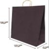100-Pack Kraft Paper Gift Bags with Twisted Handles Durable, Recyclable Shopping Bags for Retail, Parties, Weddings, Birthdays & Small Business Packaging - Red, Green, Blue, Purple. (Purple, 19.7 x 17.7 x 4.7") view 4