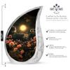 Eclipse Rose Large Memorial Urns for Human Ashes Adult Female & Male - Cremation Urn for Adult Ashes - Decorative Memorial Ashes - 10 Inch view 2