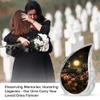 Eclipse Rose Large Memorial Urns for Human Ashes Adult Female & Male - Cremation Urn for Adult Ashes - Decorative Memorial Ashes - 10 Inch view 3