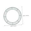 ABOOFAN 2pcs Wreath Floral Crafting Frames for Christmas Decorations Elegant Design for Flower Arrangements for Holiday Centerpieces view 2