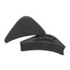 CALLARON 6pairs Half Insoles for Women Forefoot Cushion Pads to Prevent Heel Slippage Shoe Inserts for Comfort High Heels and Sneakers Black view 1
