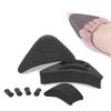 CALLARON 6pairs Half Insoles for Women Forefoot Cushion Pads to Prevent Heel Slippage Shoe Inserts for Comfort High Heels and Sneakers Black view 3