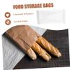 STOBAZA 50pcs Self Sealing Bread Packaging Bags Paper Bags for Homemade Bread Elegant Storage for Freshness and Convenience for Individual Loaves view 4