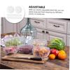 PRETYZOOM 400 pcs Disposable Plastic Bowl Covers Stretchable Food Storage Wrap for Kitchen Containers Elastic Food Bowl Covers view 2