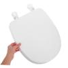 Veemoon Hotel Toilet Seat Cover Padded Comfort Pad for Bathroom Toilet Cushion Replacement Seat Soft Foam Non-slip Cover view 3