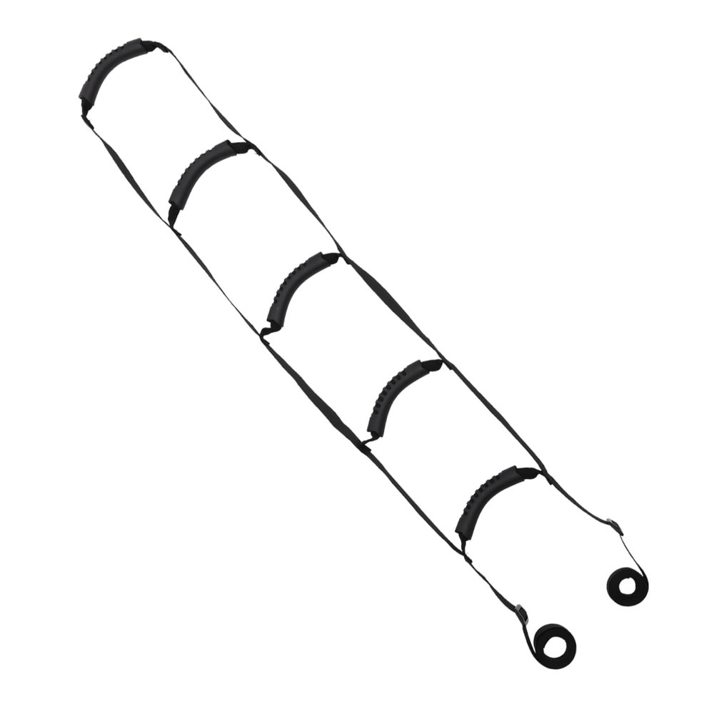 PartyKindom Elderly Assistance Bed Ladder Adjustable Straps Supportive Pull-up Assist Device for Seniors and Disabled Individuals Compact and Design for Easy Storage and Use