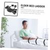PartyKindom Elderly Assistance Bed Ladder Adjustable Straps Supportive Pull-up Assist Device for Seniors and Disabled Individuals Compact and Design for Easy Storage and Use view 2