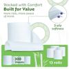 Bamboochi Bamboo Toilet Paper, Septic Safe Toilet Paper 2 Ply 12 Rolls 300 Sheets Per Roll, Soft Unscented Bath Tissue, RV Safe, Eco-Friendly, Non Chlorine, PFAS Free, Made in Canada view 2