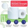 Bamboochi Bamboo Toilet Paper, Septic Safe Toilet Paper 2 Ply 12 Rolls 300 Sheets Per Roll, Soft Unscented Bath Tissue, RV Safe, Eco-Friendly, Non Chlorine, PFAS Free, Made in Canada view 3