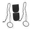 ibasenice 2pcs Magnifying Necklace Magnifier for Coins Magnifying Pendant Necklace Portable Magnifier Rope for Men Women view 1