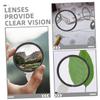 ibasenice 2pcs Magnifying Necklace Magnifier for Coins Magnifying Pendant Necklace Portable Magnifier Rope for Men Women view 3