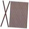 MUCKLILY 100pcs Handle Coffee Stir Sticks Dual Holes Disposable Plastic Drink Stirrer Straws for Mixing Tea and Cocktails for Office Home and Outdoor Use view 1