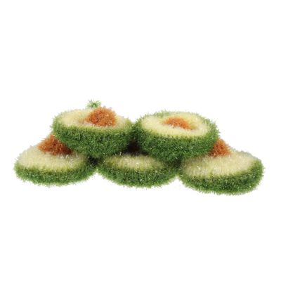 Garneck 5pcs Dish Towels Set Kitchen Washcloths Dish Cloths for Washing Scrubbers Sponge