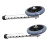 SOESFOUFU 2pcs Drive Walker Wheels Replacement Wheels for Rollators Aluminum Alloy Casters Glide Easy Assembly Fit Rollators view 1