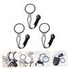 Hoement Ergonomic Hanging Magnifier 3pcs Portable Magnifying Glasses Lanyard Eye Glass Accessory for Easy Viewing view 2