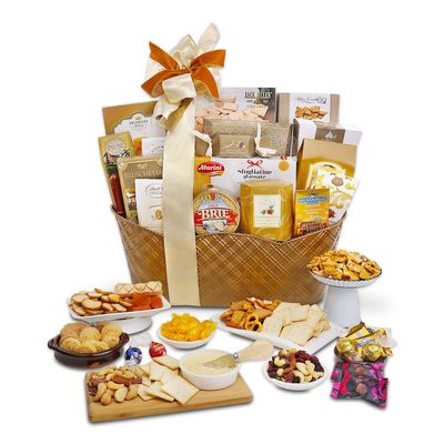 Alder Creek Gift Baskets Corporate VIP Gift Basket for Co-Workers, Clients, Employees, and Friends, with Sweet and Savory Treats for Any Occasion