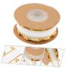 Angoily 1roll Double-Sided Heart Lace Ribbon Cuttable Craft Ribbon for Bows Wrapping and Home Decor Yards for Valentine Day and Festivals view 3