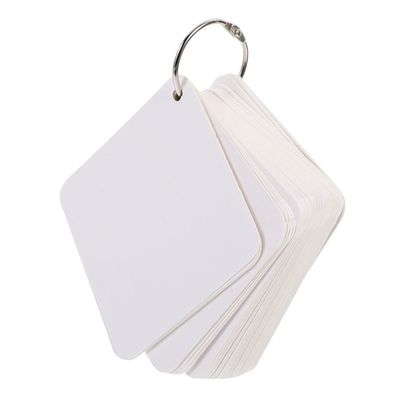 300 Blank Note Cards Rings for DIY Projects Studying and Crafting for School Office and Memory Games