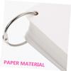 300 Blank Note Cards Rings for DIY Projects Studying and Crafting for School Office and Memory Games view 3