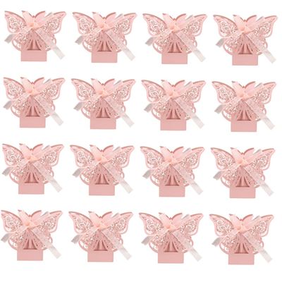 HOODANCOS 20pcs Boxes Elegant Wedding Favor Packaging for Treats Paper Material for Bridal Showers and Celebrations